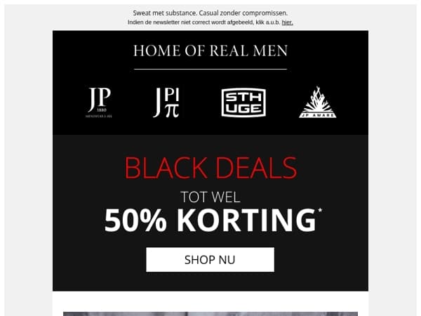 Black Deals! Tot wel 50% korting