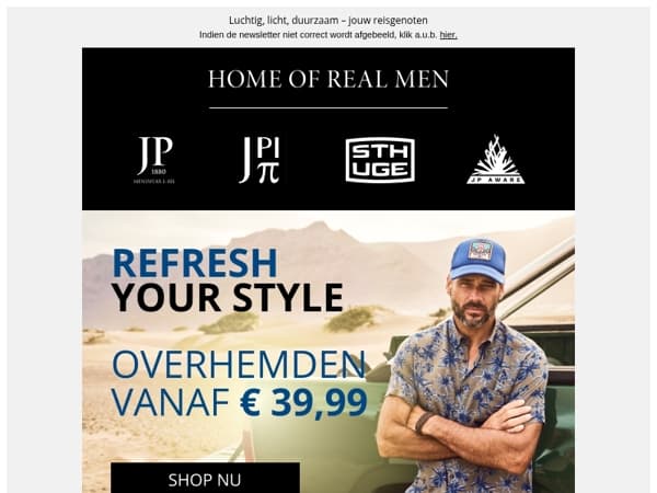 Overhemden voor € 39,99 - Klaar voor de zomer?