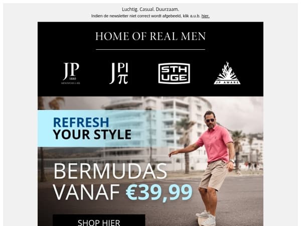 Bermuda's vanaf €39,99 - Je hebt ze nodig in de zomer.