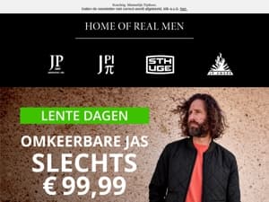 € 99,99 voor een omkeerbare jack - past bij elke look