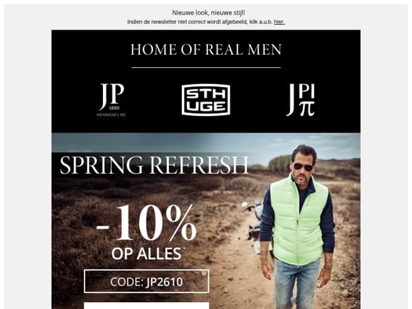 -10%! De lente komt eraan - shop nu frisse styles