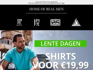 Shirts voor € 19,99 - Het wordt snel warm!