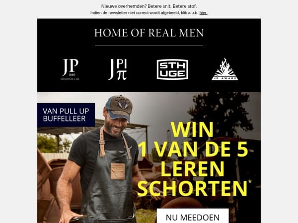 🔥 Win 1 van de 5 stoere leren schorten!