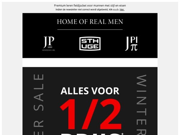 Halve prijs in de Sale 💥Nu of nooit!