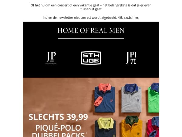 👉 Piqué-polo dubbelpacks slechts 39,99€ 👕