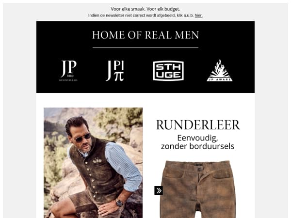 Vind de perfecte traditionele look voor jou