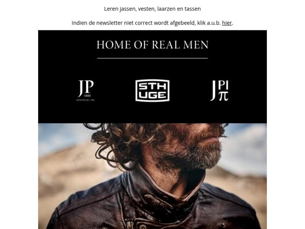 Echt leer. Een perfecte pasvorm.
