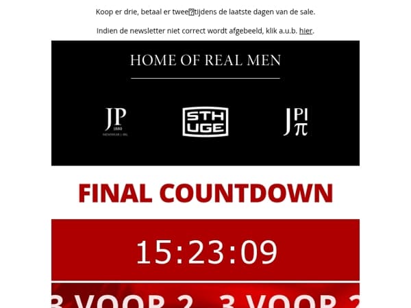 Alleen vandaag! ⏰