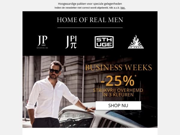 Huwelijksuitnodiging? Jouw perfecte pak.