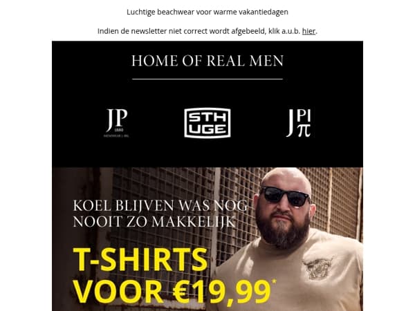 T-shirts slechts €19,99 👕 Geniet van de zomer.