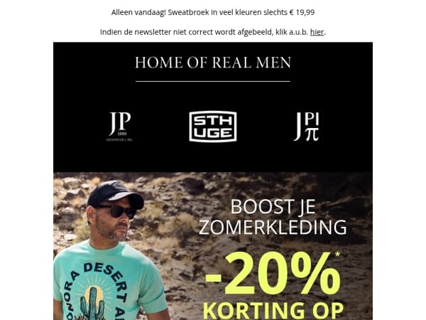 Boost je zomer 👕 20% korting op print shirts