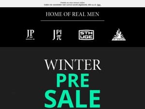 PRE-SALE🔥  Nu kortingen