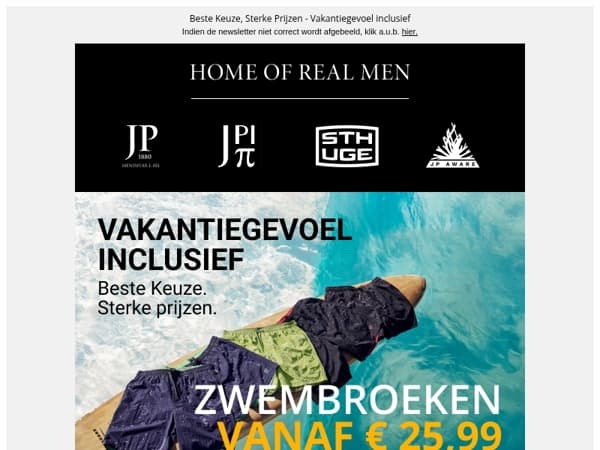 Zwembroeken vanaf € 25,99