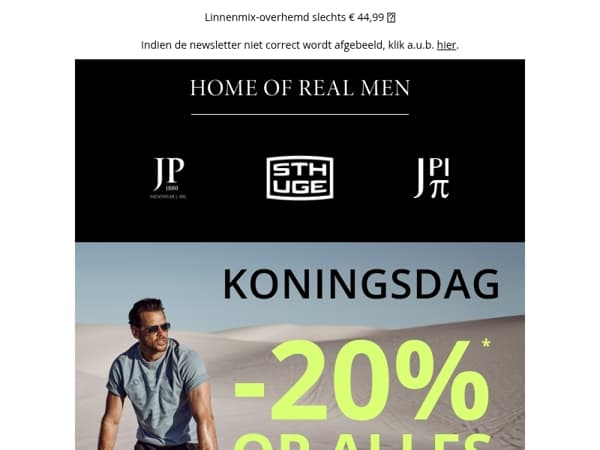 -20% op alles! ⏰ Laatste uren ! 