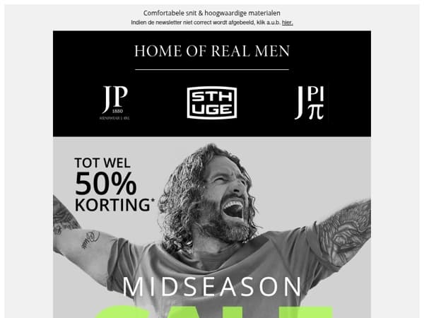 🔥 Korting tot 50% - Mid Season Sale!