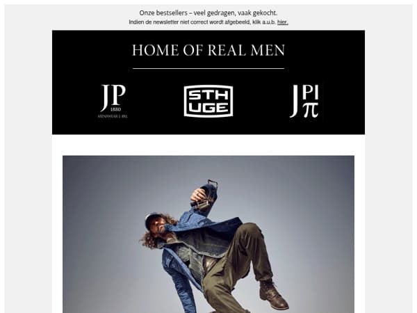 Wat mannen echt dragen!