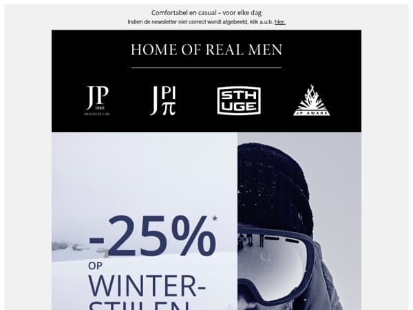 De winter komt eraan ❄️ Bespaar 25%