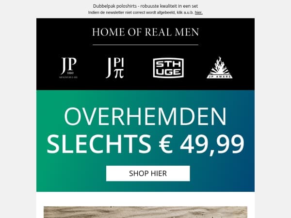 Overhemden slechts € 49,99 👔