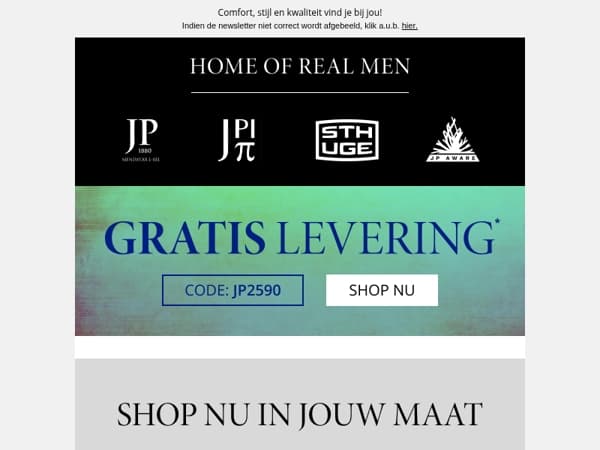 Geen verzendkosten - alleen vandaag!