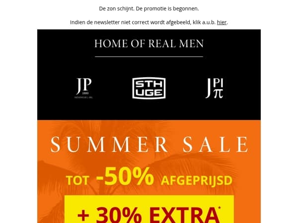 Tot -50% + 30% EXTRA