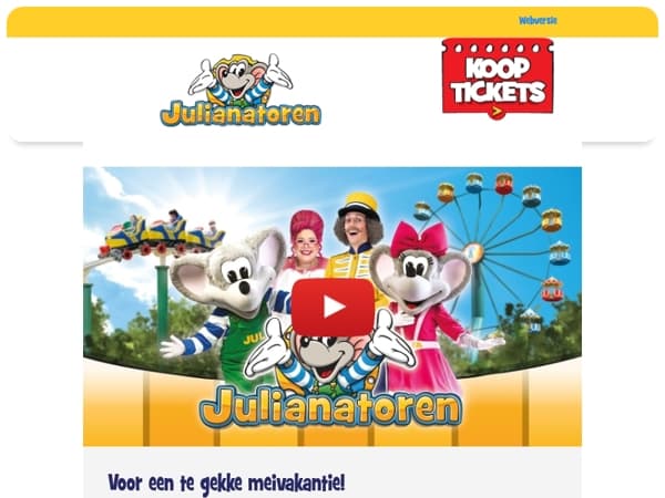 Beleef een te gekke meivakantie bij Julianatoren! 🎢
