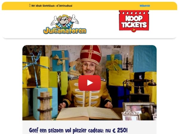 🎁 Geef een seizoen vol plezier cadeau: nu € 250!