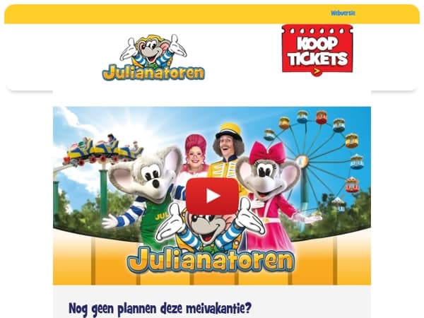 Tip meivakantie: een te gek dagje uit bij Julianatoren! 🎉