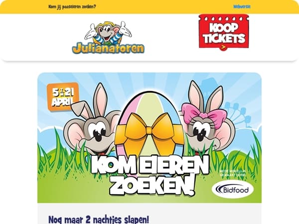 🎉 Nog 2 nachtjes slapen en we openen weer!