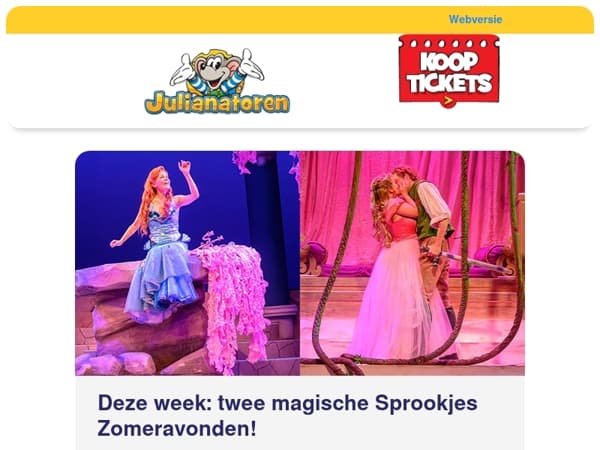 Deze week: 2 Sprookjes Zomeravonden! ✨