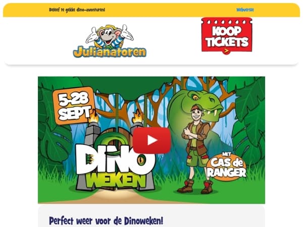 🌞 Dinotastisch weer in aantocht 🦖