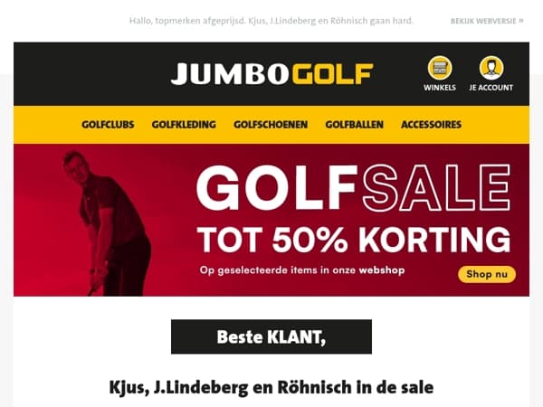 Kjus, J.Lindeberg en Röhnisch in de sale