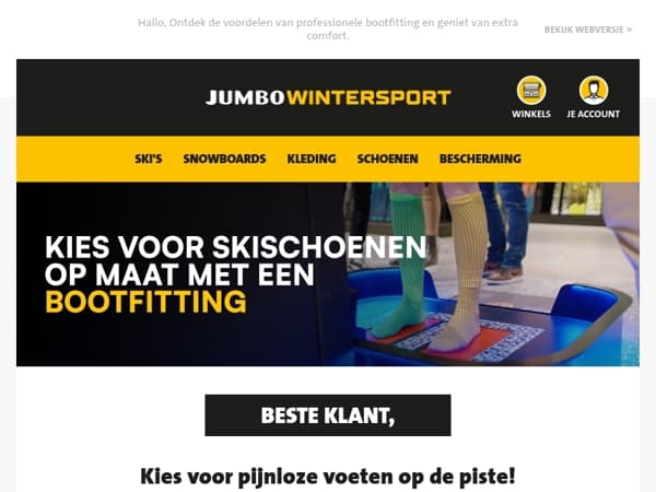Kies voor skischoenen op maat met een bootfitting