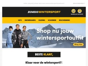 Klaar voor de wintersport?🏔️