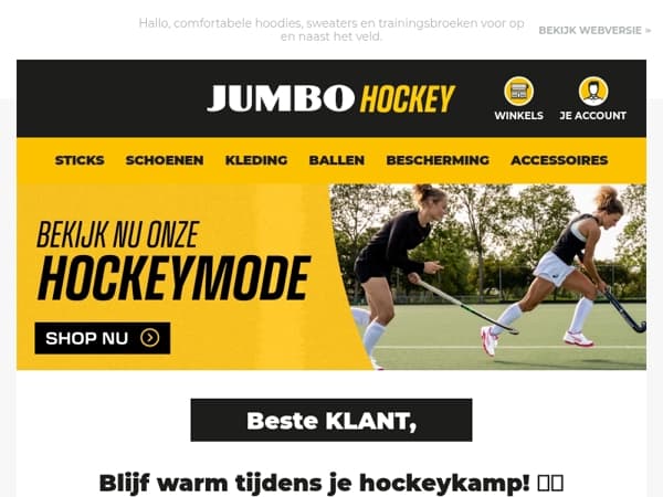 Blijf warm tijdens je hockeykamp! 🏑🔥