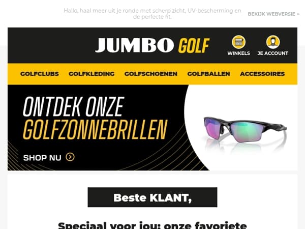 Speciaal voor jou: onze favoriete golfzonnebrillen op een rij!