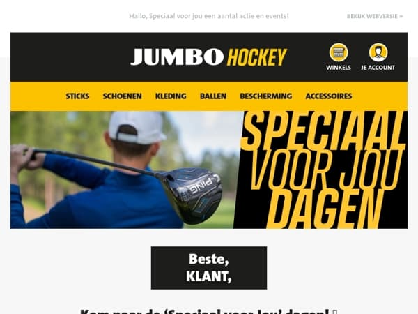 Kom naar de 'Speciaal voor Jou' dagen