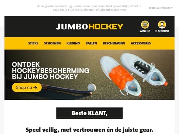 Speel veilig, met vertrouwen én de juiste gear