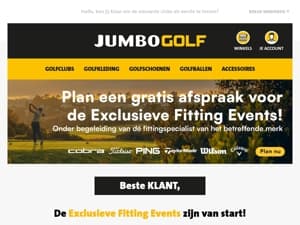 De Exclusieve Fitting Events zijn van start!
