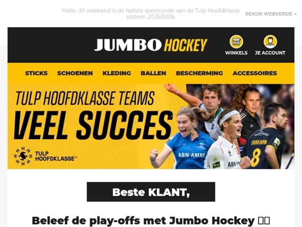 Beleef de play-offs met Jumbo Hockey 🏑🔥