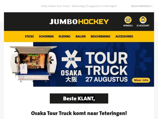 Osaka Tour Truck komt naar Teteringen!