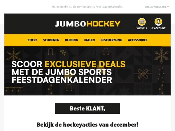 Mis onze exclusieve decemberdeals niet!