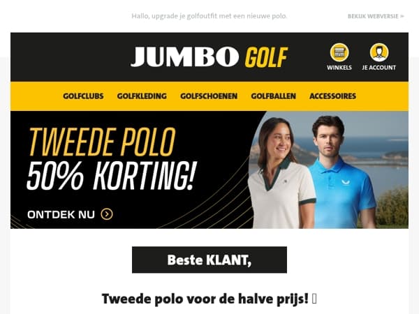 Tweede polo voor de halve prijs! ⛳️