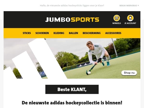 De nieuwste adidas hockeycollectie is binnen!