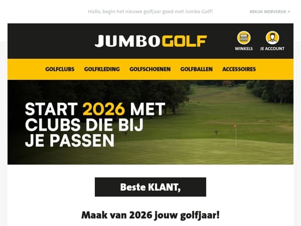 Maak van 2026 jouw golfjaar!