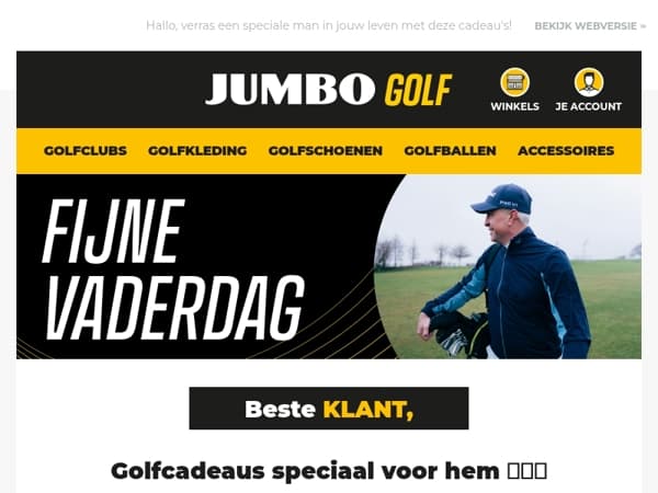 Golfcadeaus speciaal voor hem 🏌️‍♂️🎁