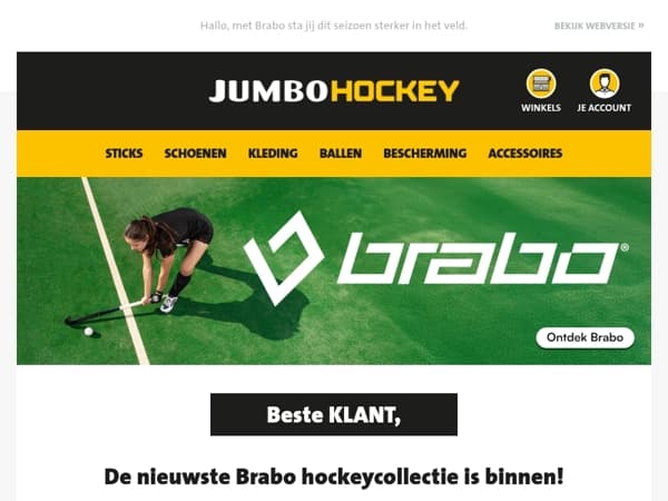 De nieuwste Brabo hockeycollectie is binnen!