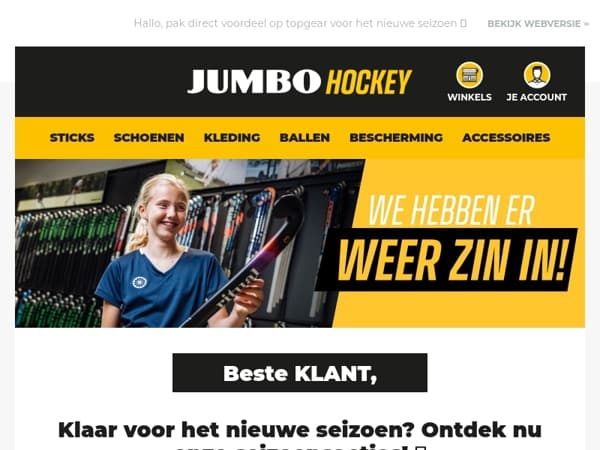 Klaar voor het nieuwe seizoen? Ontdek nu onze seizoensacties! 🔥