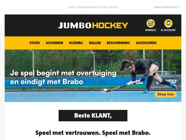 Speel met vertrouwen. Speel met Brabo.