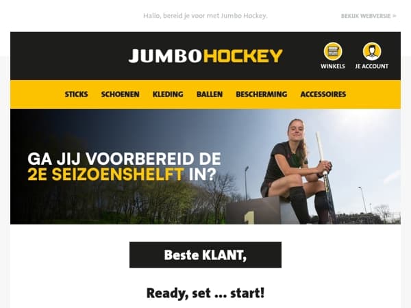 Ga jij voorbereid de  2e seizoenshelft in?