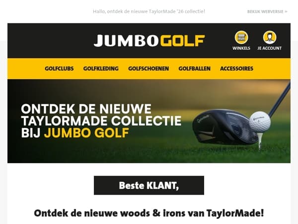 Ontdek de nieuwe woods & irons van TaylorMade